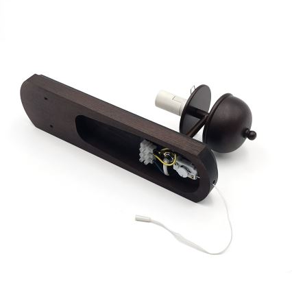 Brilagi - LED Stenska svetilka COTTAGE 1xE14/40W/230V bukev/rjava