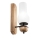 Brilagi - LED Stenska svetilka COTTAGE 1xE14/40W/230V hrast/bela