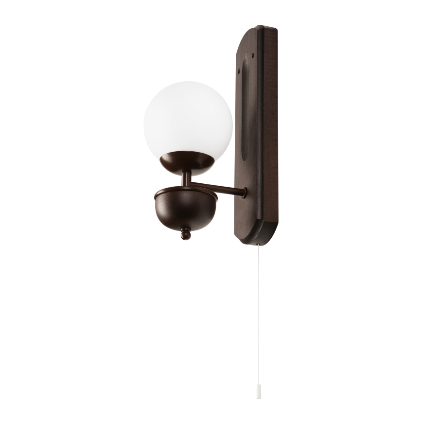 Brilagi - LED Stenska svetilka COTTAGE 1xG9/40W/230V bukev/bela