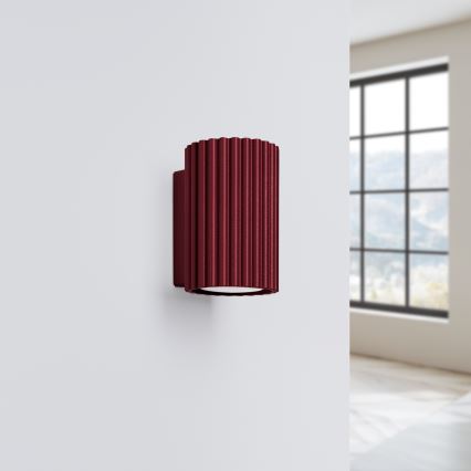 Brilagi - LED stenska svetilka CRESTO 1xGU10/10W/230V, 10 cm, bordo