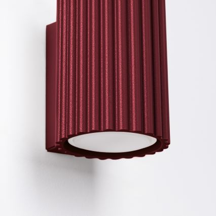 Brilagi - LED stenska svetilka CRESTO 1xGU10/10W/230V, 10 cm, bordo