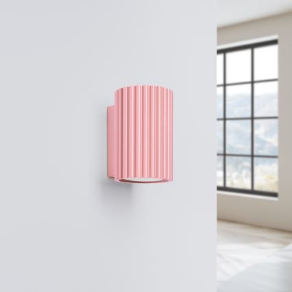 Brilagi - LED stenska svetilka CRESTO 1xGU10/10W/230V 10 cm rožnata