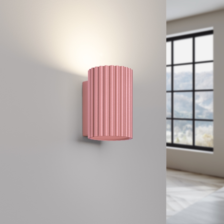 Brilagi - LED stenska svetilka CRESTO 1xGU10/10W/230V 10 cm rožnata