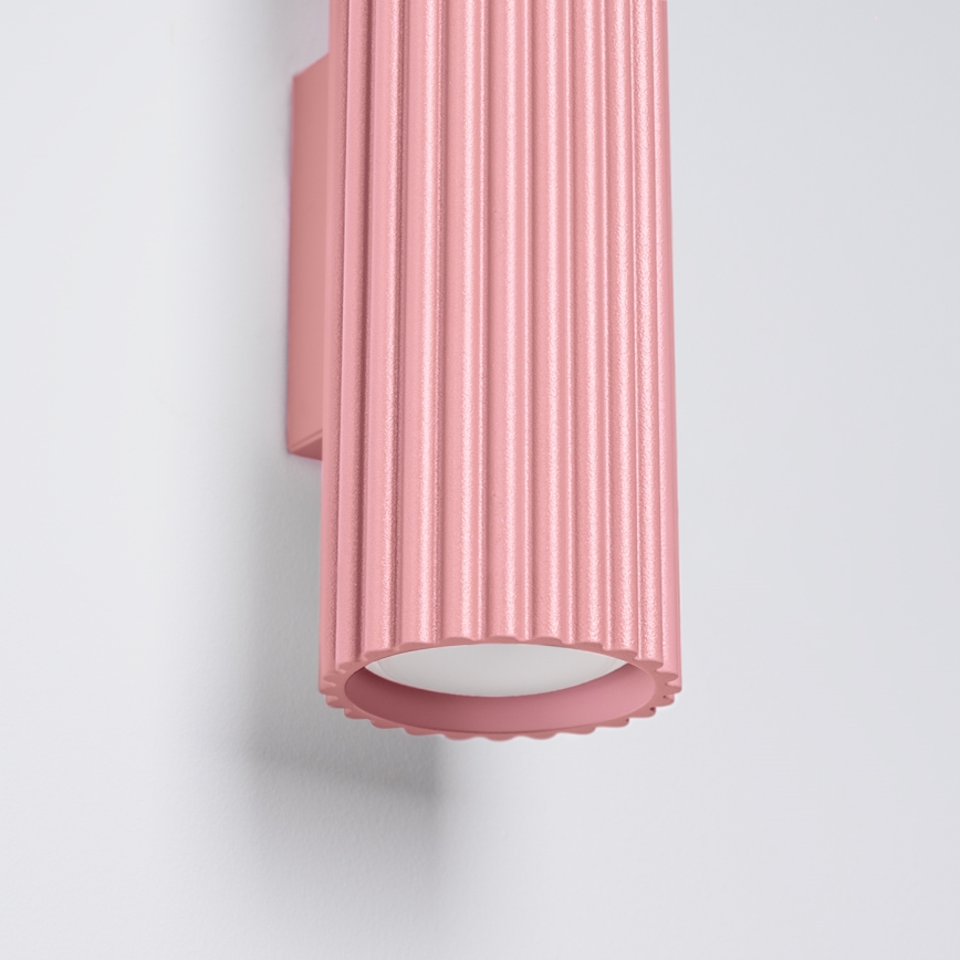 Brilagi - LED stenska svetilka CRESTO 2xGU10/10W/230V 20 cm rožnata