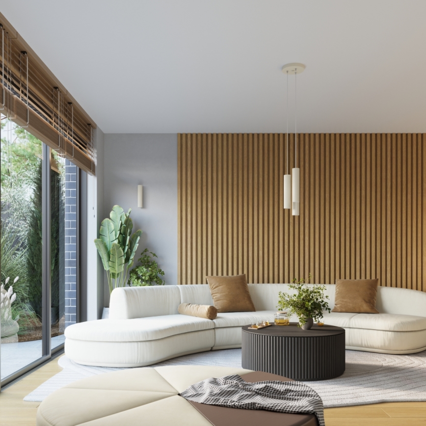 Brilagi - LED stenska svetilka CRESTO 2xGU10/10W/230V 30 cm kremna