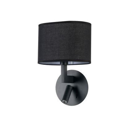 Brilagi - LED Stenska svetilka DAYA 1xE14/40W/230V + LED/3W črna