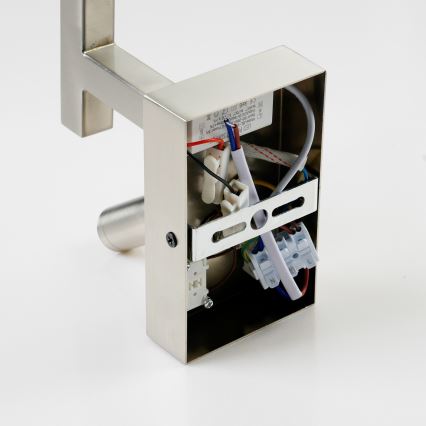 Brilagi - LED Stenska svetilka DEYA 1xE14/40W/230V + LED/3W bela/mat krom