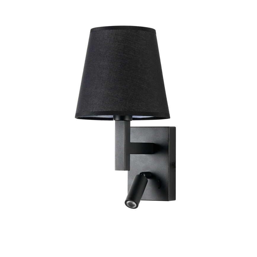Brilagi - LED Stenska svetilka DEYA 1xE14/40W/230V + LED/3W črna