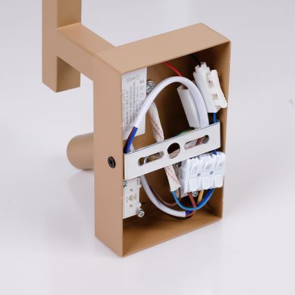 Brilagi - LED Stenska svetilka DEYA 1xE14/40W/230V + LED/3W lan/zlata