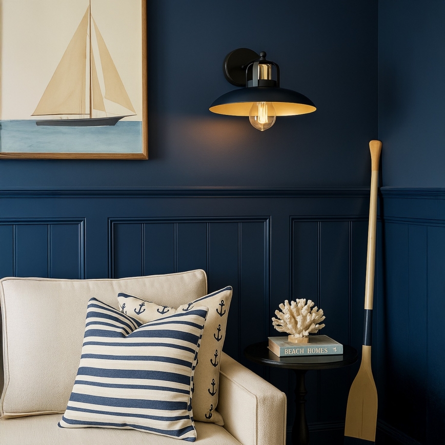 Brilagi - LED Stenska svetilka FLAMENGO 1xE27/60W/230V modra