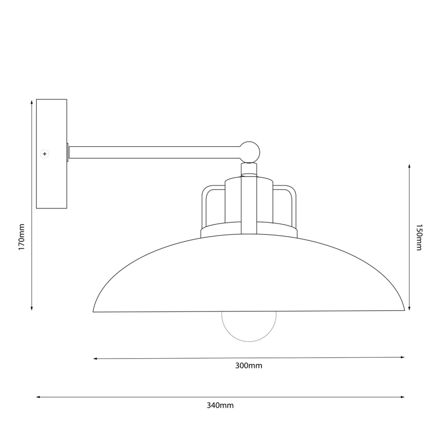 Brilagi - LED Stenska svetilka FLAMENGO 1xE27/60W/230V zelena