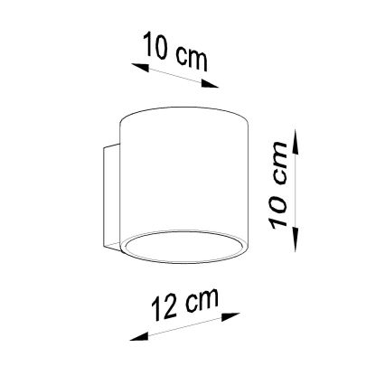 Brilagi -  LED Stenski reflektor FRIDA 1xG9/3,5W/230V beton