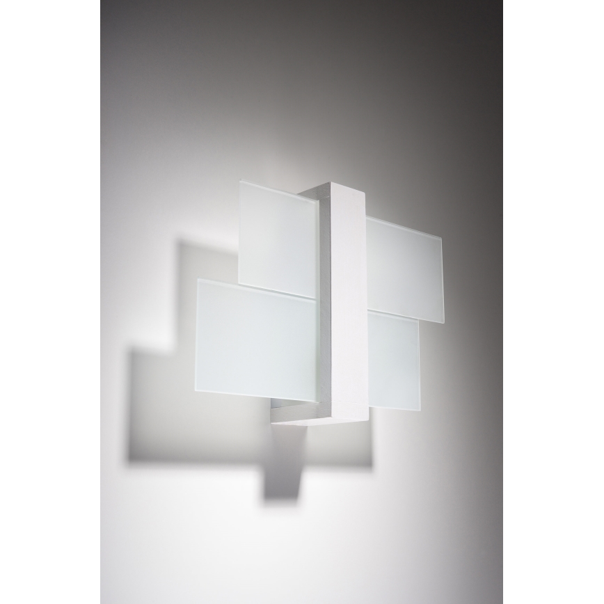 Brilagi -  LED Stenska svetilka HERA 1xE27/7,5W/230V bela