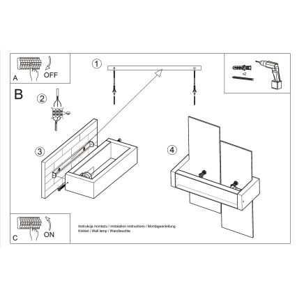 Brilagi -  LED Stenska svetilka HERA 1xE27/7,5W/230V bela