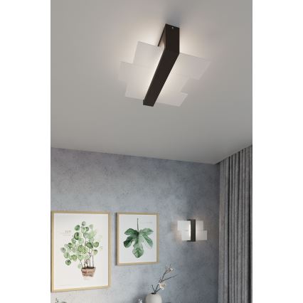 Brilagi -  LED Stenska svetilka HERA 1xE27/7,5W/230V wenge