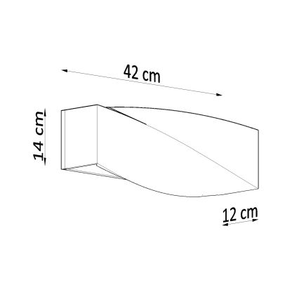 Brilagi -  LED Stenska svetilka KERRY 1xE27/7,5W/230V keramika/bela