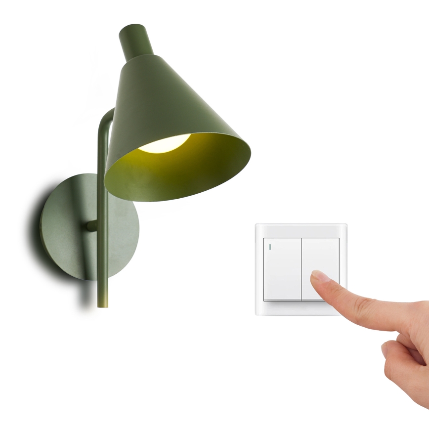 Brilagi - LED Stenska svetilka LUCERA LED/3W/230V zelena