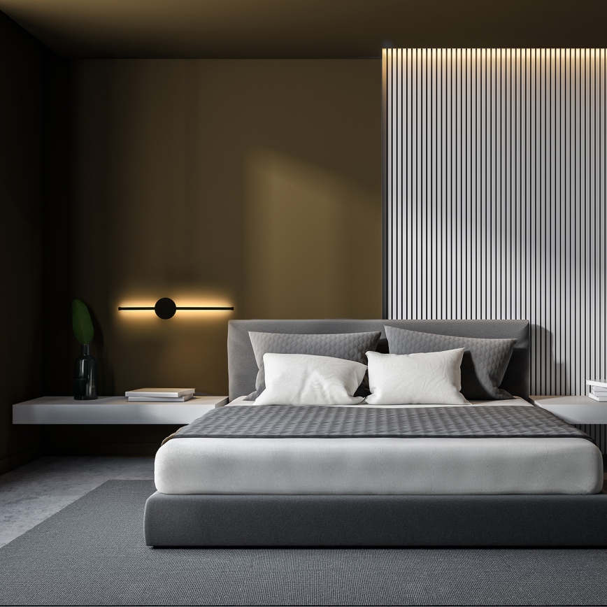 Brilagi - LED Stenska svetilka LUGO DUE LED/9W/230V črna