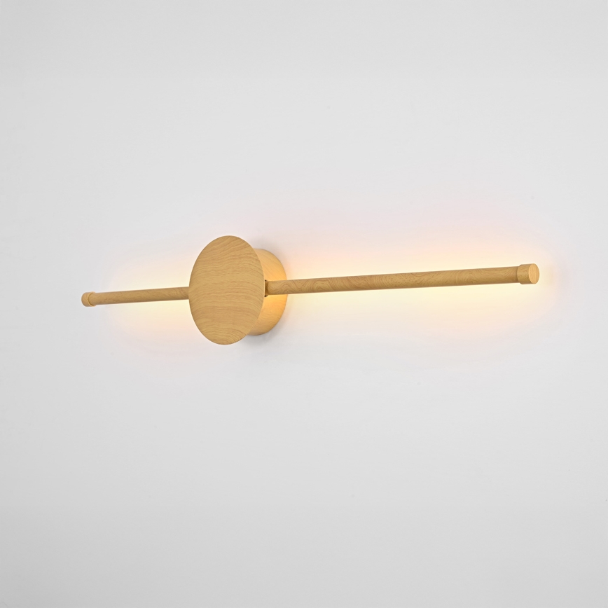 Brilagi - LED Stenska svetilka LUGO DUE LED/9W/230V hrastov dekor