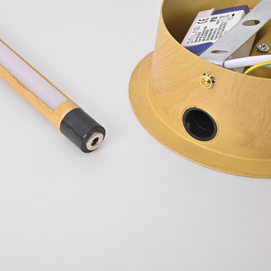 Brilagi - LED Stenska svetilka LUGO DUE LED/9W/230V hrastov dekor