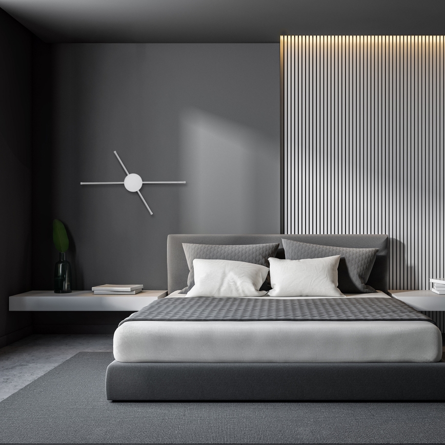 Brilagi - LED Stenska svetilka LUGO QUATTRO LED/16W/230V bela