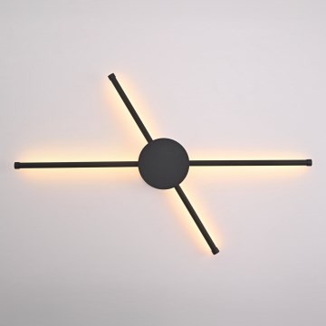Brilagi - LED Stenska svetilka LUGO QUATTRO LED/16W/230V črna