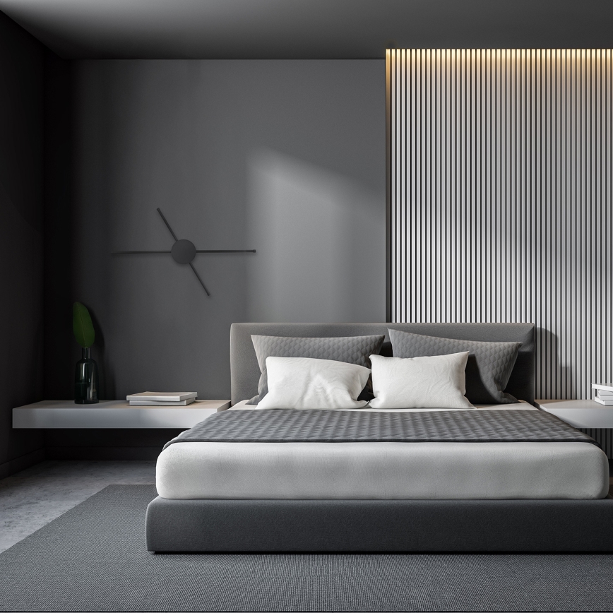 Brilagi - LED Stenska svetilka LUGO QUATTRO LED/16W/230V črna