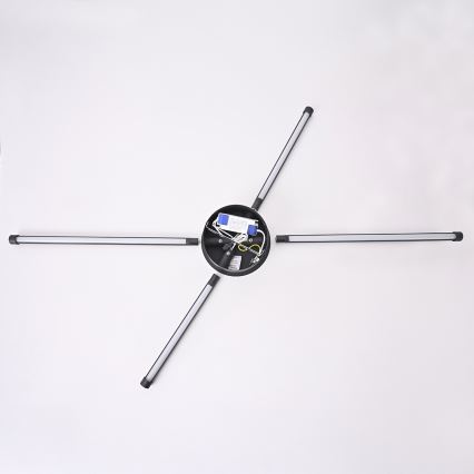 Brilagi - LED Stenska svetilka LUGO QUATTRO LED/16W/230V črna