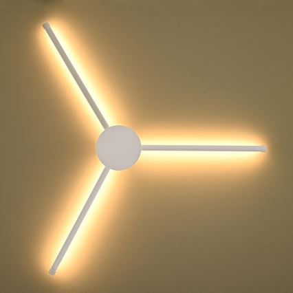 Brilagi - LED Stenska svetilka LUGO TRE LED/14W/230V bela