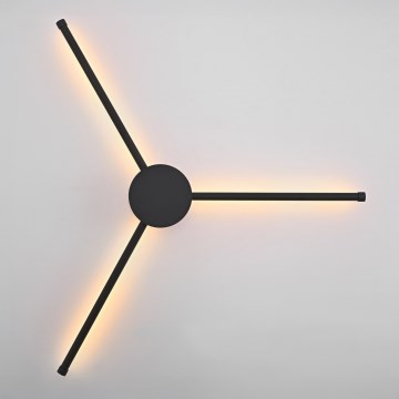 Brilagi - LED Stenska svetilka LUGO TRE LED/14W/230V črna