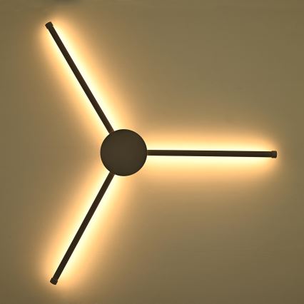 Brilagi - LED Stenska svetilka LUGO TRE LED/14W/230V črna