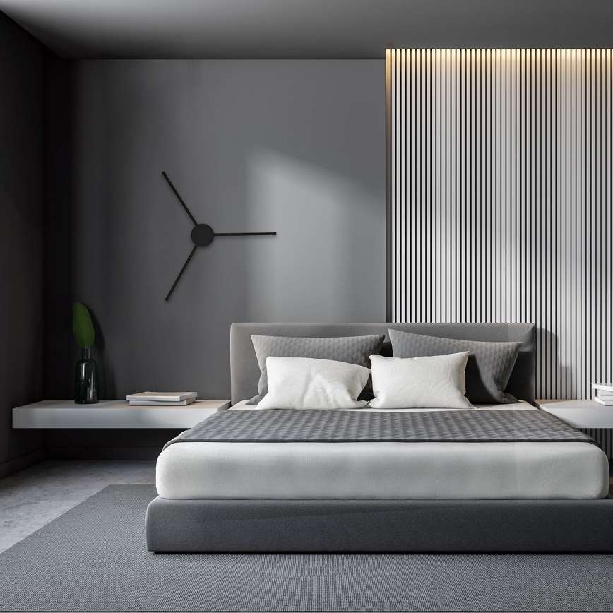 Brilagi - LED Stenska svetilka LUGO TRE LED/14W/230V črna