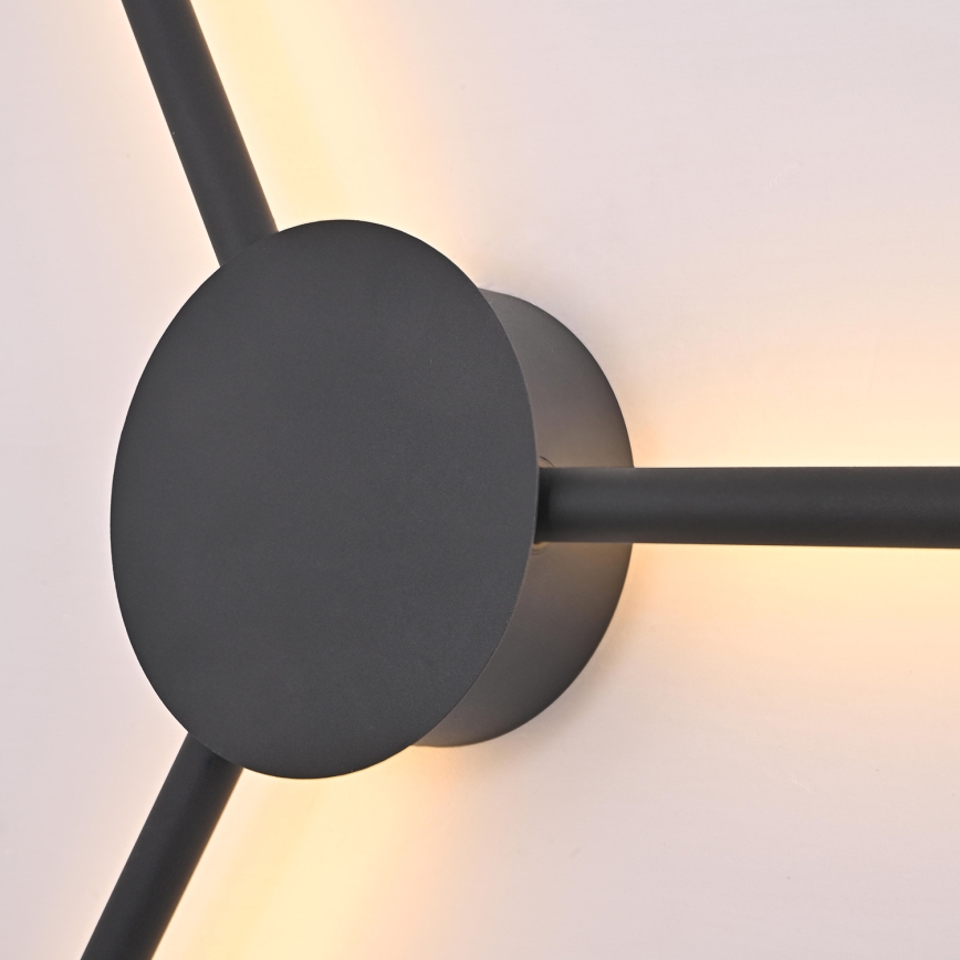 Brilagi - LED Stenska svetilka LUGO TRE LED/14W/230V črna