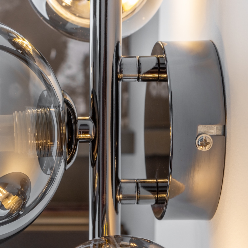 Brilagi - LED Stenska svetilka MILLA 3xG9/3W/230V sijajni krom/dimna