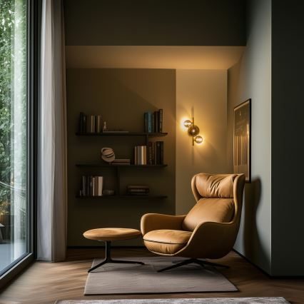 Brilagi - LED Stenska svetilka MILLA 3xG9/3W/230V zlata/dimna