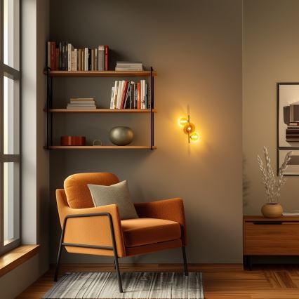 Brilagi - LED Stenska svetilka MILLA 3xG9/3W/230V zlata