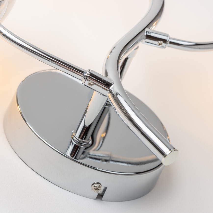 Brilagi - LED stenska svetilka MISTEL 3xG9/3W/230V črni krom / dimno steklo