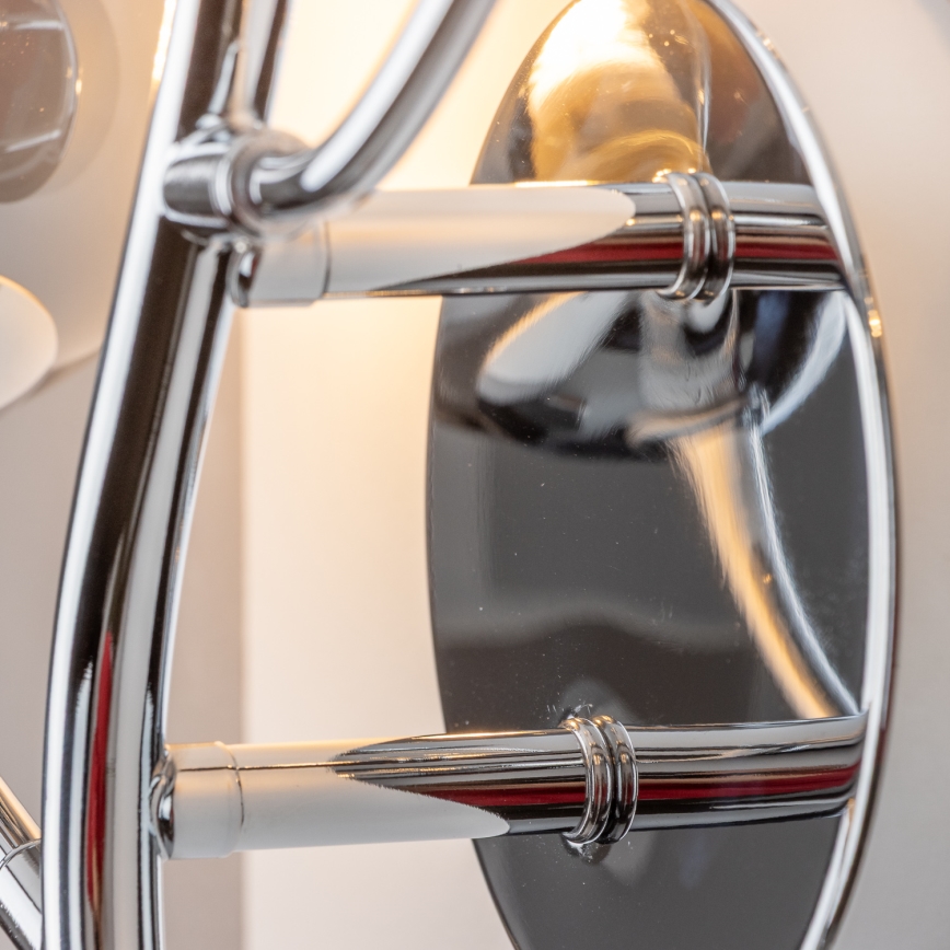 Brilagi - LED stenska svetilka MISTEL 3xG9/3W/230V črni krom / dimno steklo