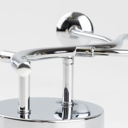 Brilagi - LED stenska svetilka MISTEL 3xG9/3W/230V črni krom / dimno steklo