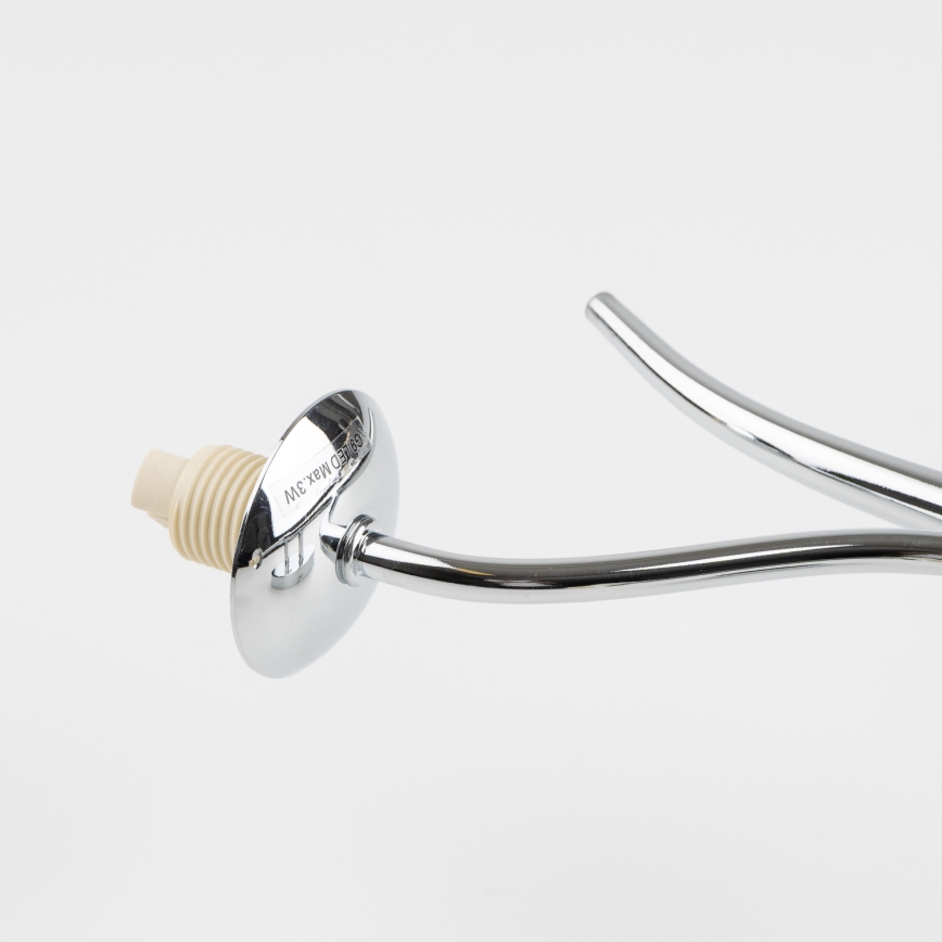 Brilagi - LED stenska svetilka MISTEL 3xG9/3W/230V črni krom / dimno steklo