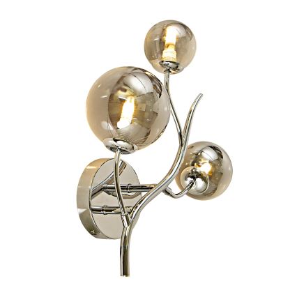 Brilagi - LED Stenska svetilka MISTEL 3xG9/3W/230V sijajni krom/dimna