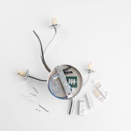 Brilagi - LED Stenska svetilka MISTEL 3xG9/3W/230V sijajni krom/dimna