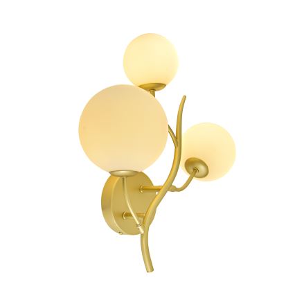 Brilagi - LED Stenska svetilka MISTEL 3xG9/3W/230V zlata/bela