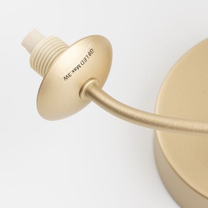 Brilagi - LED Stenska svetilka MISTEL 3xG9/3W/230V zlata/bela