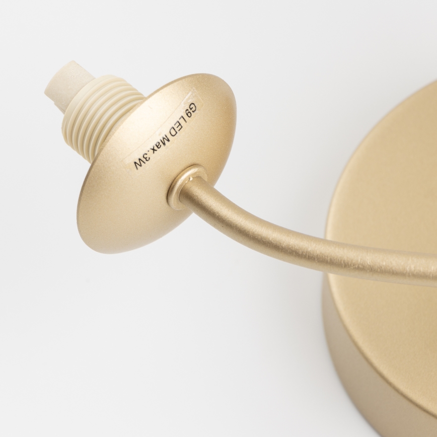 Brilagi - LED Stenska svetilka MISTEL 3xG9/3W/230V zlata