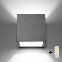 Brilagi -  LED Stenska svetilka MURO 1xG9/3,5W/230V beton