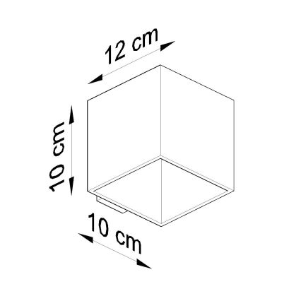 Brilagi -  LED Stenski reflektor MURO 1xG9/3,5W/230V beton