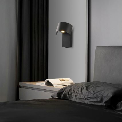 Brilagi - LED Stenska svetilka VASTO LED/3W/230V črna