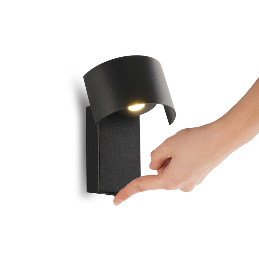 Brilagi - LED Stenska svetilka VASTO LED/3W/230V črna