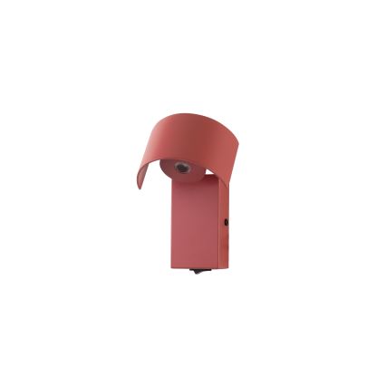Brilagi - LED Stenska svetilka VASTO LED/3W/230V rdeča bordo